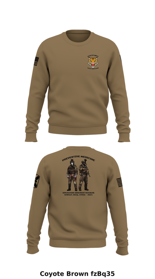 HHC 256th IBCT Store 1 Core Men's Crewneck Performance Sweatshirt - fzBq35