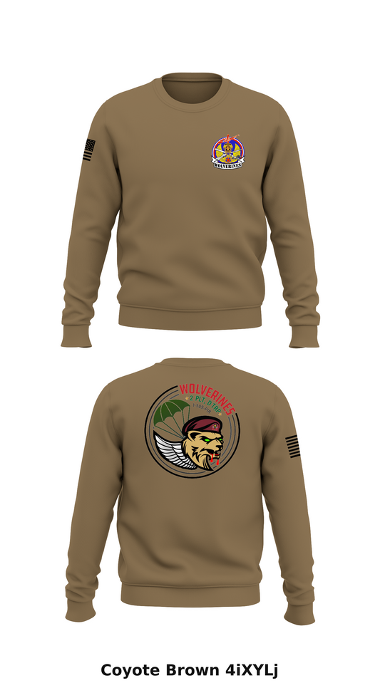 2nd PLT, D TRP, 1 BN, 509th PIR Store 1 Core Men's Crewneck Performance Sweatshirt - 4iXYLj