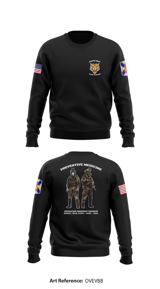 HHC 256th IBCT Store 1 Core Men's Crewneck Performance Sweatshirt - ovEVbb