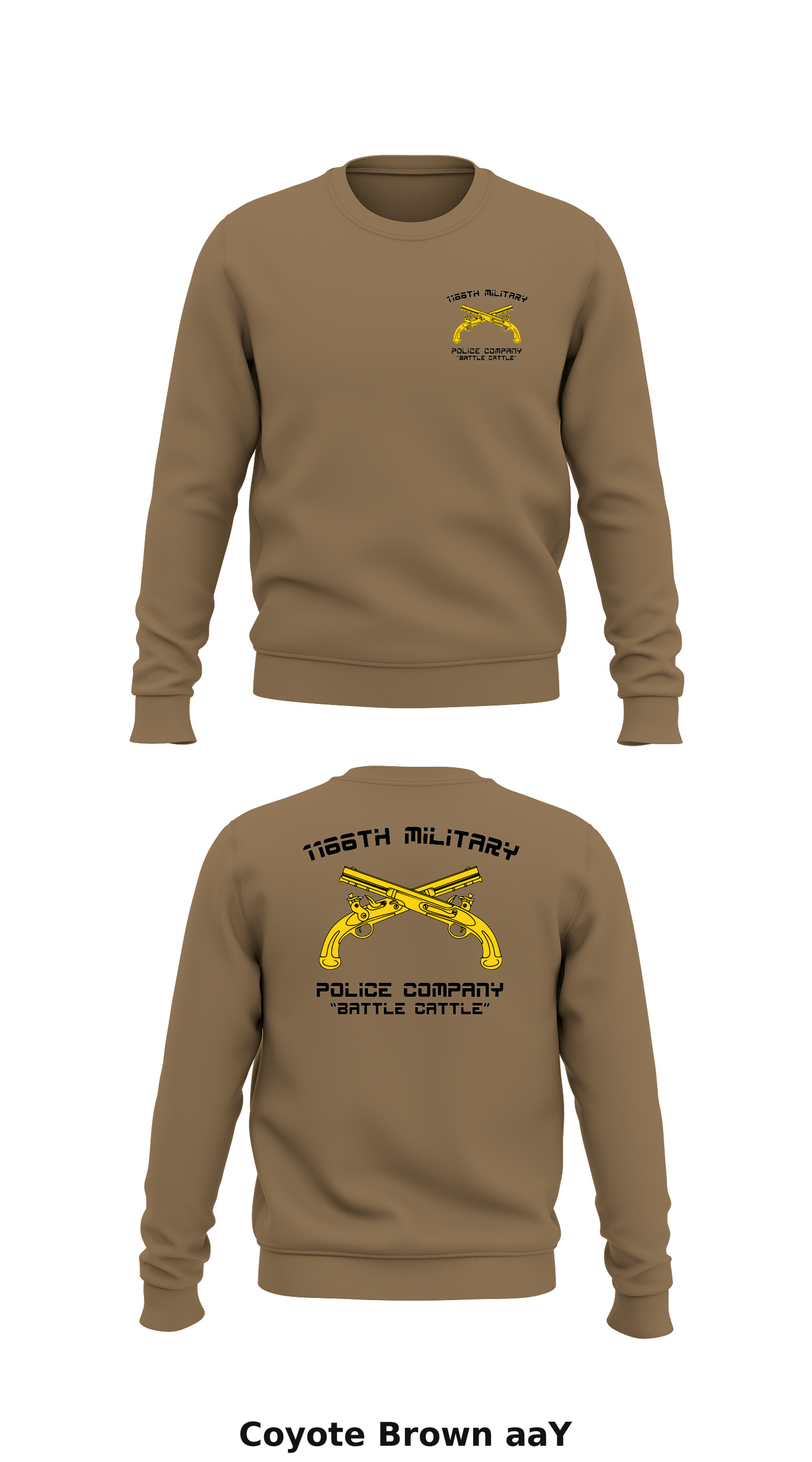 1166th Military Police Company Store 1 Core Men's Crewneck Performance Sweatshirt - aaY