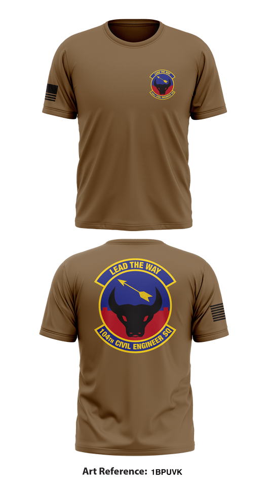 104th Fighter Wing Store 1 Core Men's SS Performance Tee - 1BpUvK