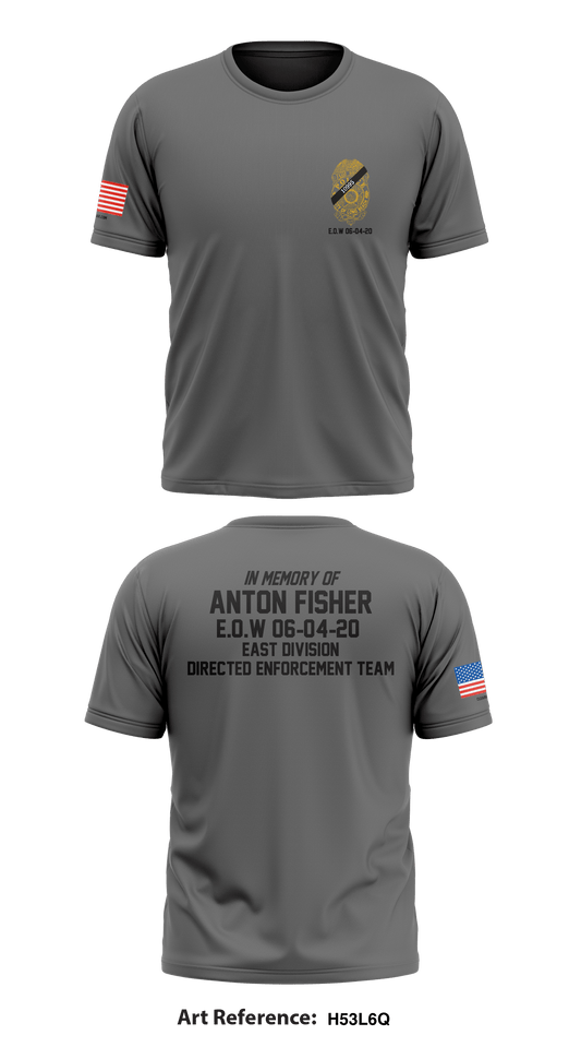 DIRECTED ENFORCEMENT TEAM EAST DIVISION Store 1 Core Men's SS Performance Tee - h53L6Q