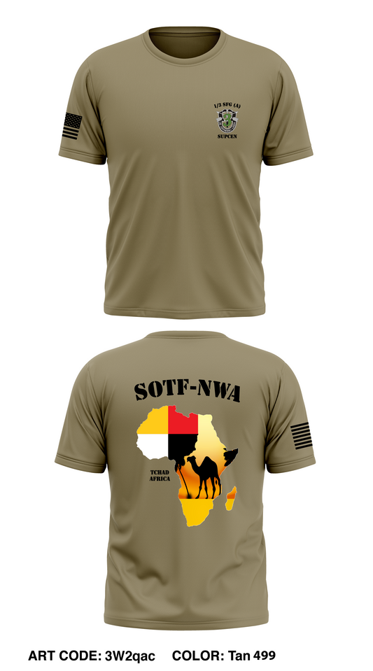 1st BN 3rd SFG (A) Store 1 Core Men's SS Performance Tee - 3W2qac