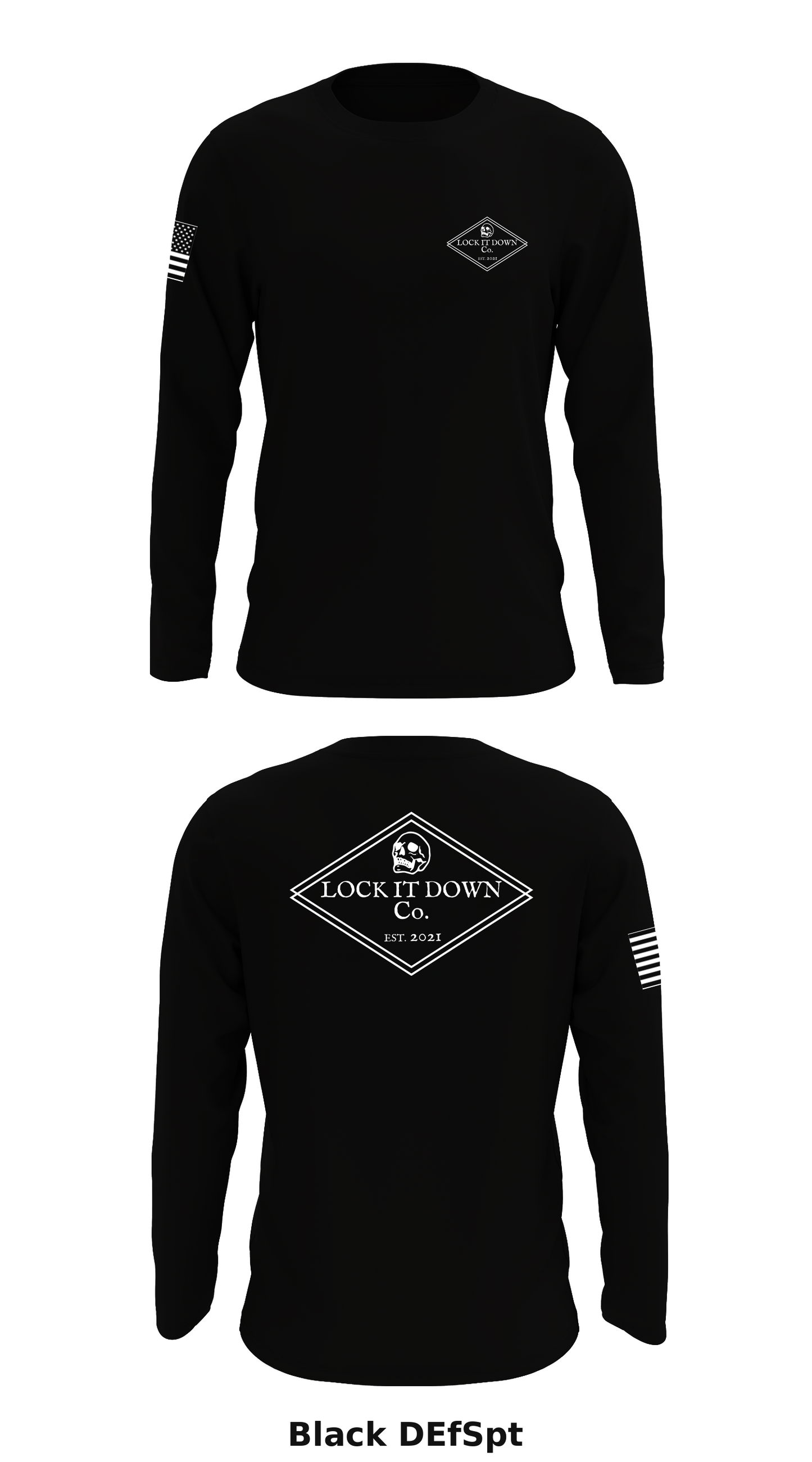 Lock it Down Co. Store 1 Core Men's LS Performance Tee - DEfSpt