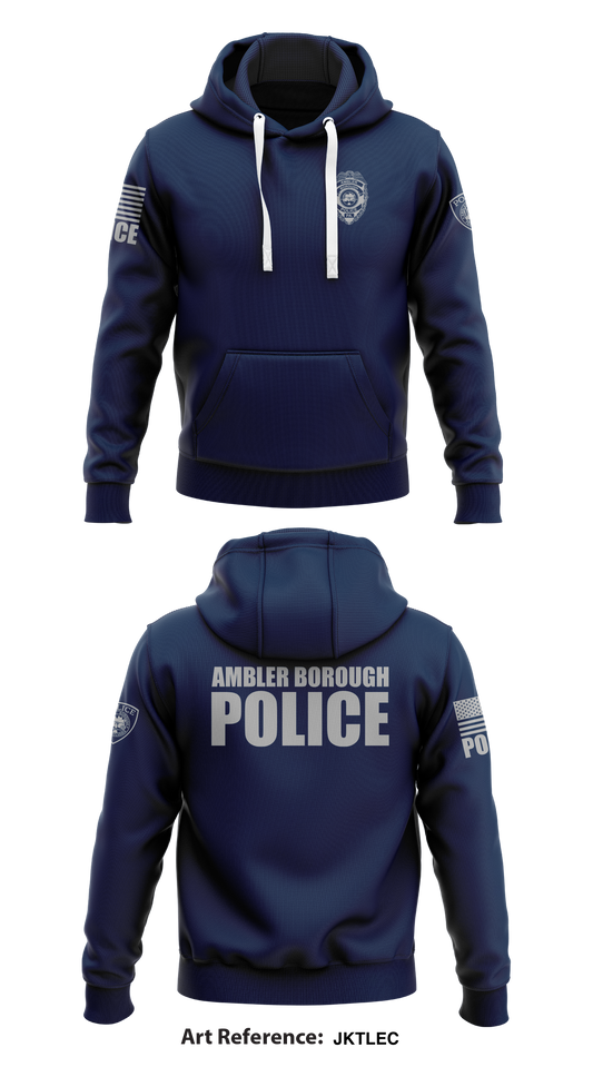 Ambler Borough Police  Store 1  Core Men's Hooded Performance Sweatshirt - JKTLec