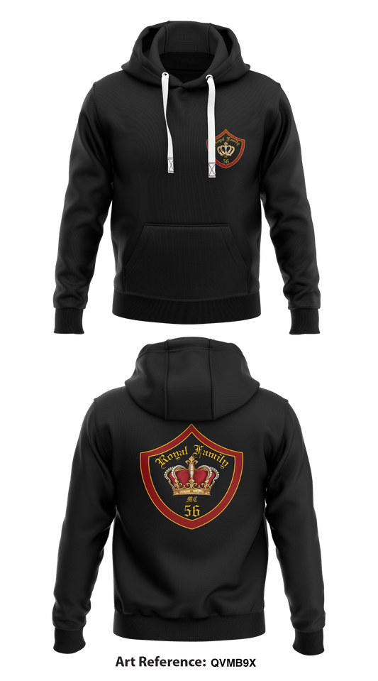 Royal Family MC Store 1  Core Men's Hooded Performance Sweatshirt - qVMB9x