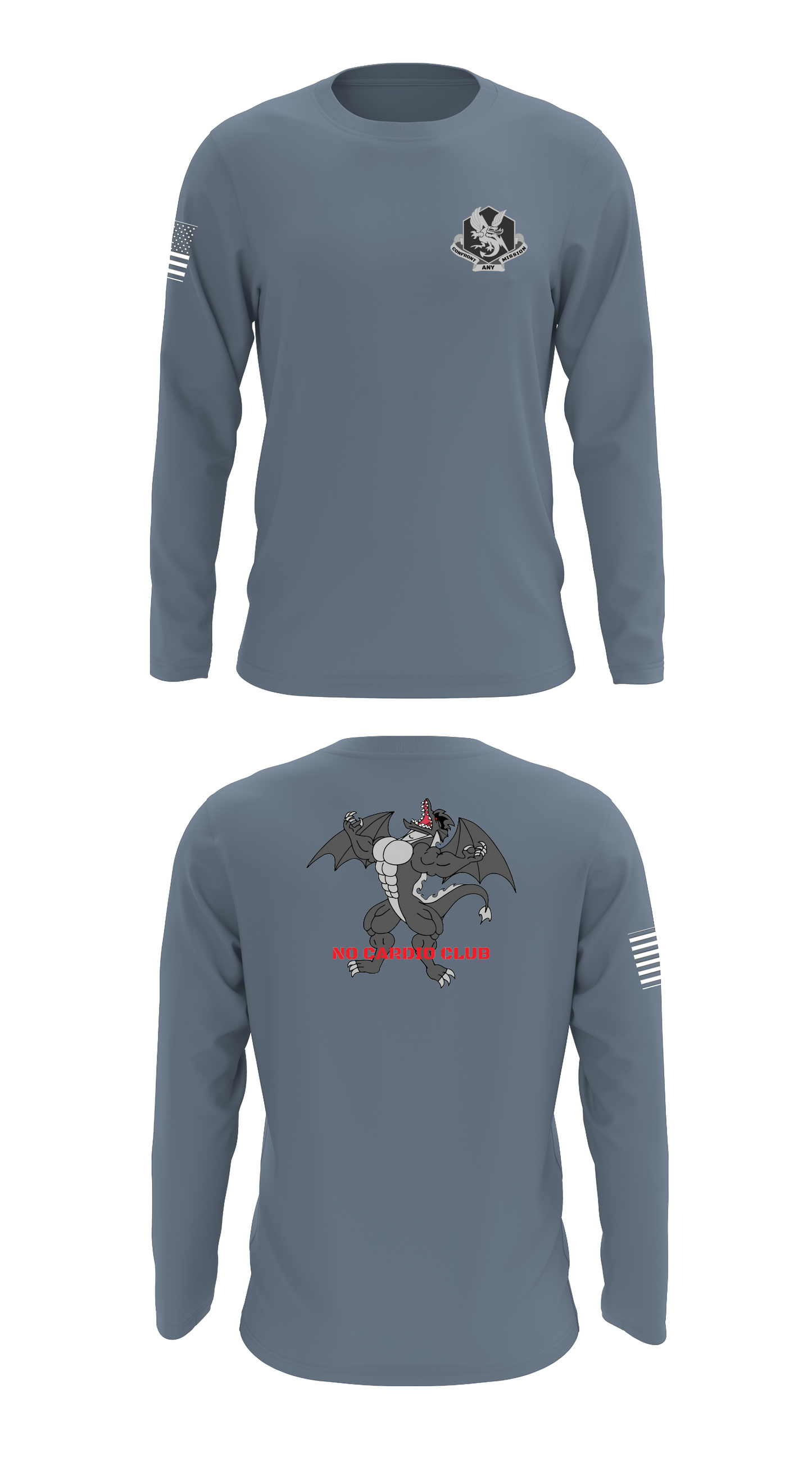 83d Chemical Battalion Store 1 Core Men's LS Performance Tee - 86359159089