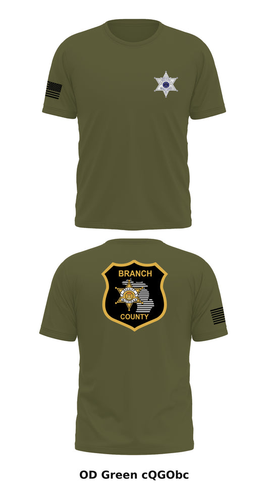 Branch County Sheriff’s Office Store 1 Core Men's SS Performance Tee - cQGObc