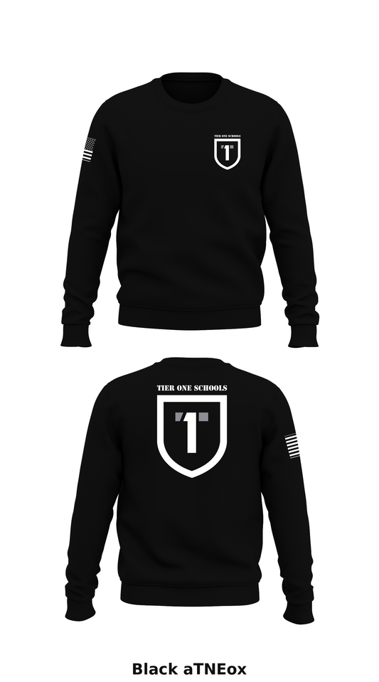 Tier One Schools Store 1 Core Men's Crewneck Performance Sweatshirt - aTNEox