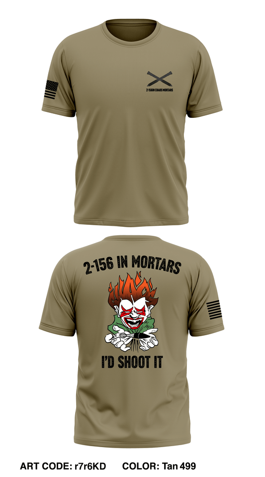 HHC 2-156 Mortars Store 1 Core Men's SS Performance Tee - r7r6KD