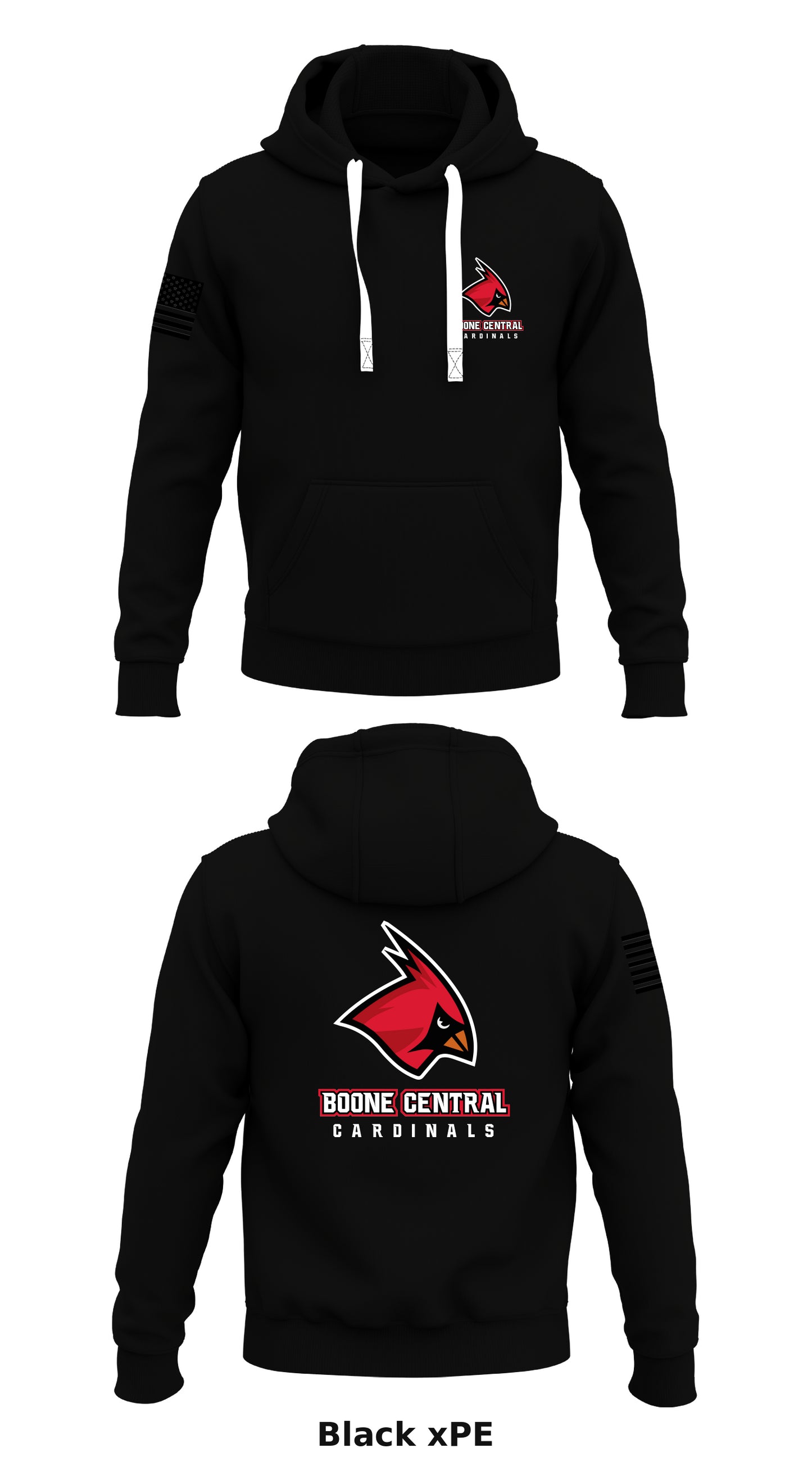 Boone Central Cardinals Store 1  Core Men's Hooded Performance Sweatshirt - xPE