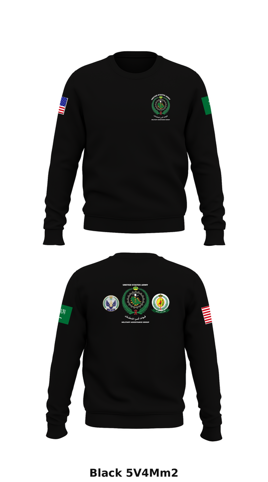 USA-MAG Store 1 Core Men's Crewneck Performance Sweatshirt - 5V4Mm2