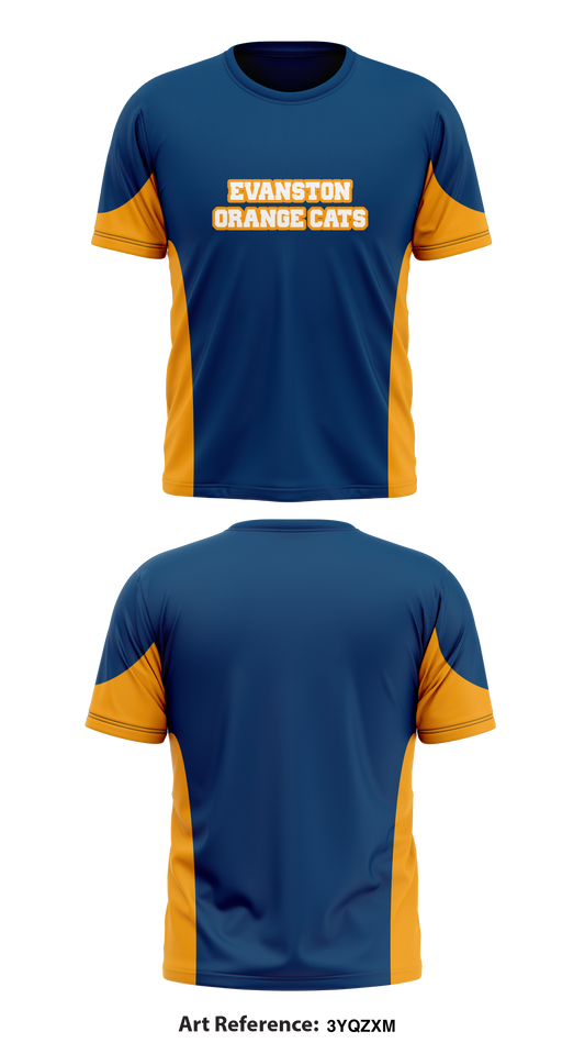 Evanston Orange Cats Store 1 Core Men's SS Performance Tee - 3YqzxM