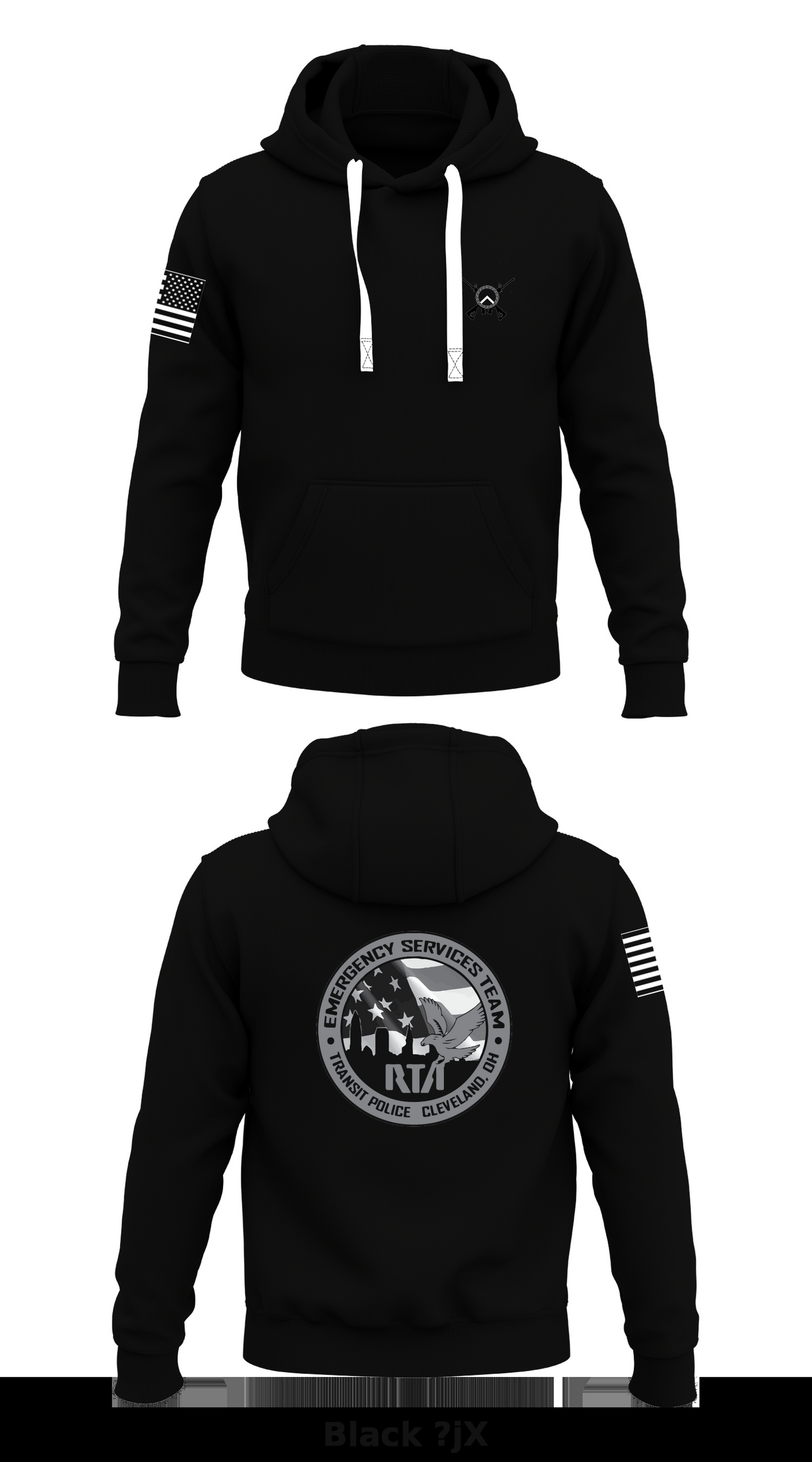 GCRTA Emergency Service Team (EST) Store 1  Core Men's Hooded Performance Sweatshirt - ?jX