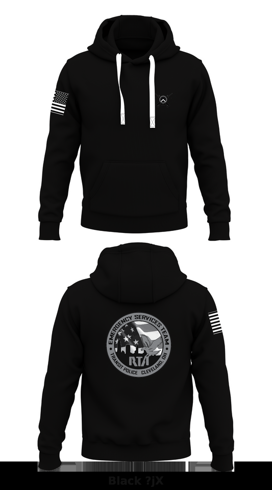 GCRTA Emergency Service Team (EST) Store 1  Core Men's Hooded Performance Sweatshirt - ?jX