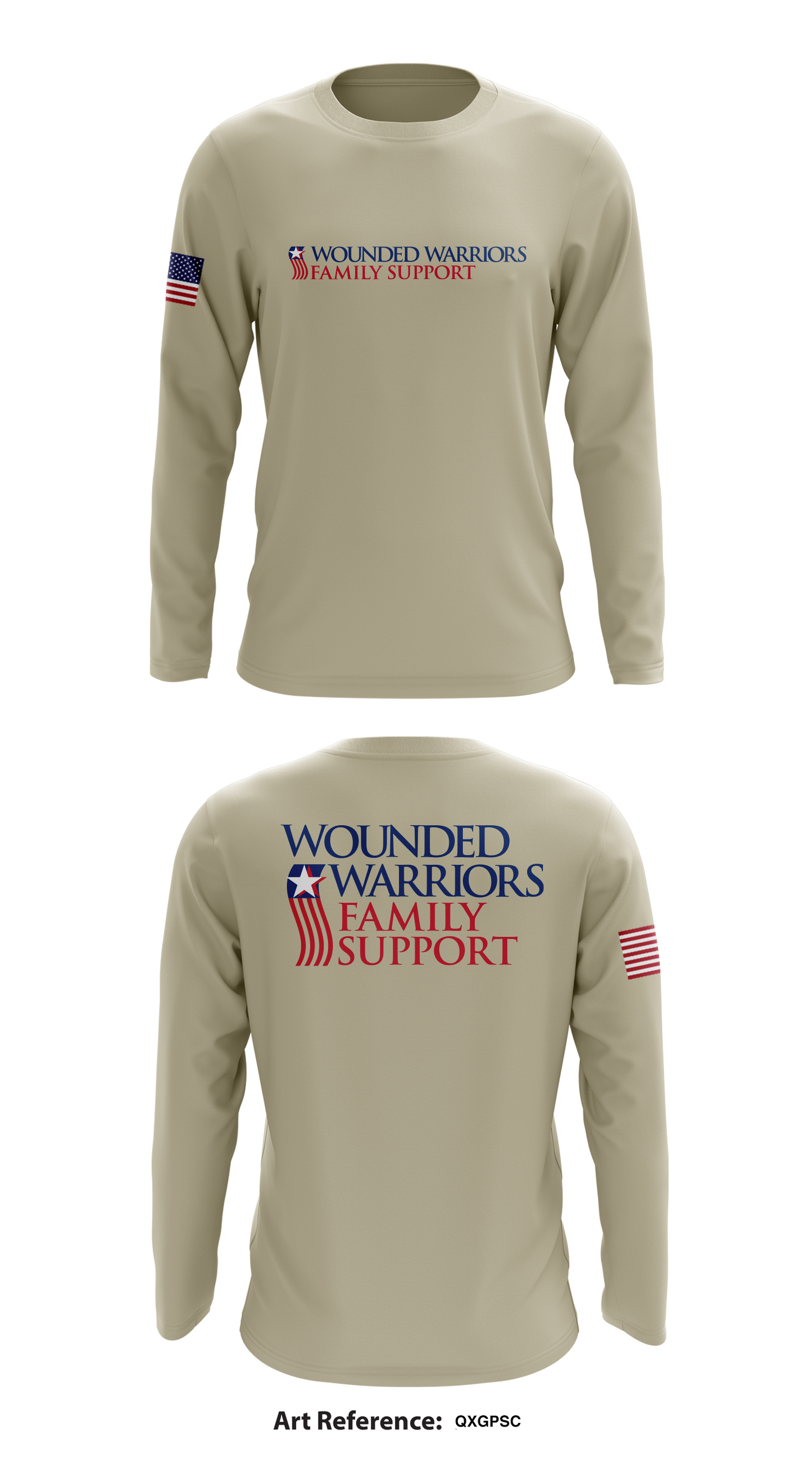 Wounded Warriors Family Support Store 1 Core Men's LS Performance Tee - QxgpSc