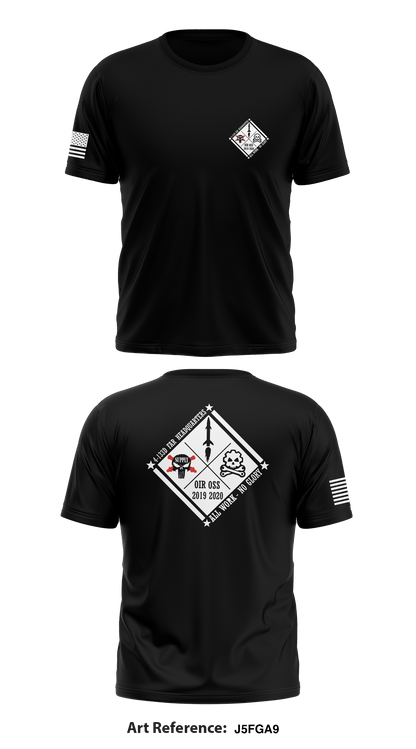 4-133D Alpha Battery HQ Store 1 Core Men's SS Performance Tee - J5fgA9