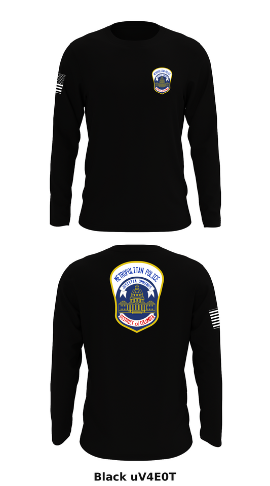 Crime Suppression Team Store 1 Core Men's LS Performance Tee - uV4E0T