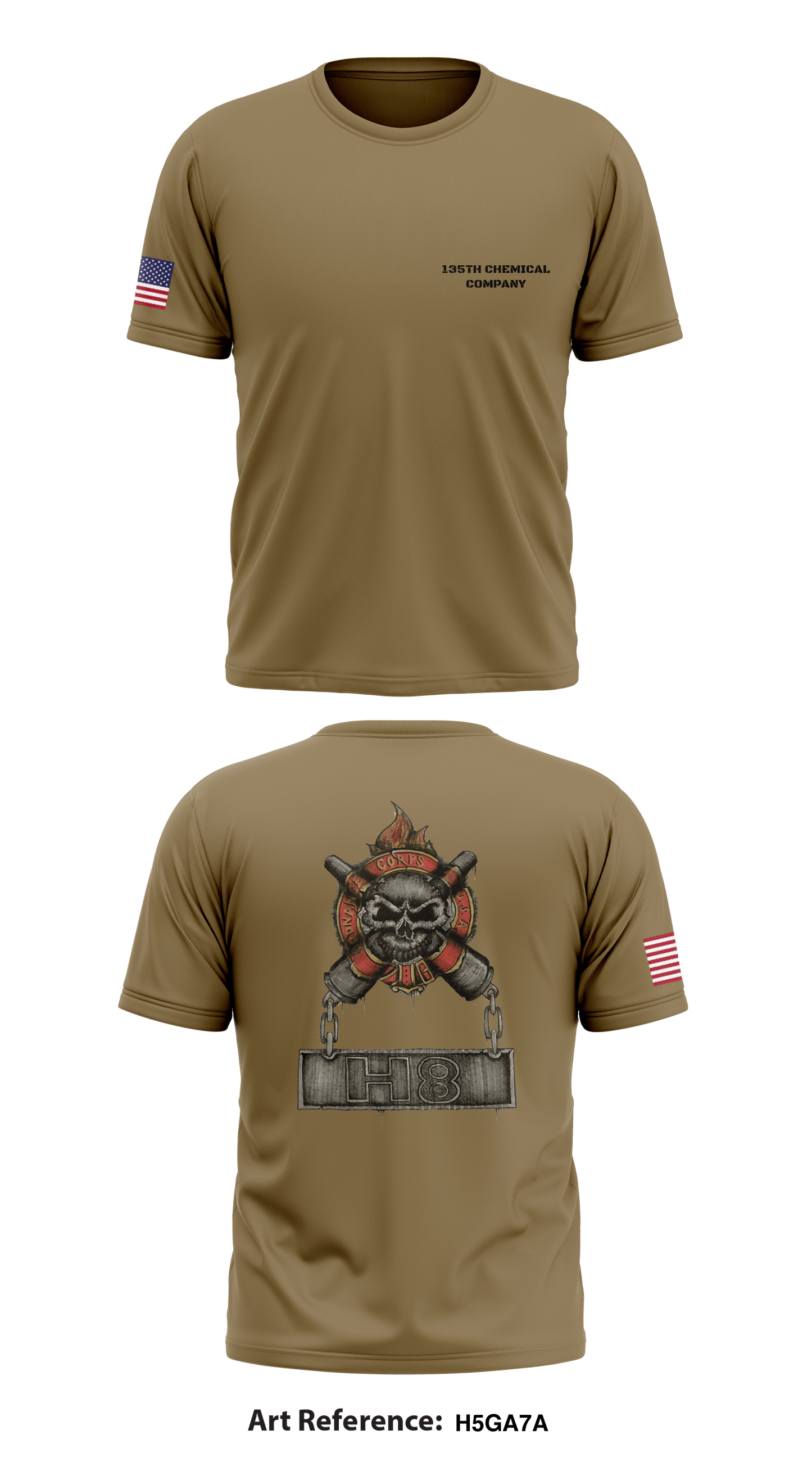 135TH chemical company  Store 1 Core Men's SS Performance Tee - h5GA7a