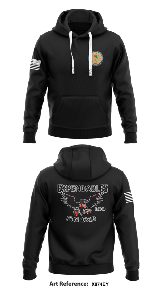 FTN 131  Core Men's Hooded Performance Sweatshirt - X874ey