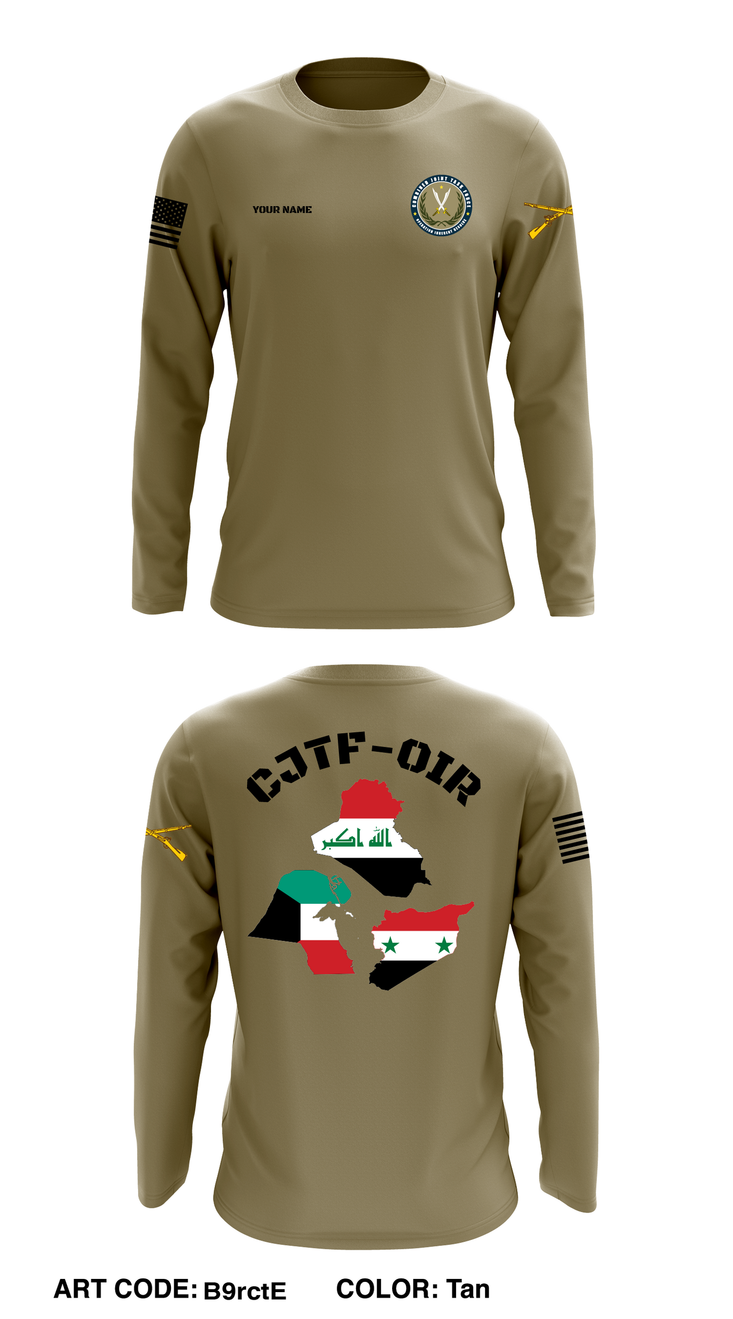 CUSTOM 847th HR CO A2 Store 1 Core Men's LS Performance Tee - B9rctE