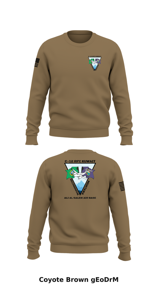 C-12 RFC Kuwait Store 1 Core Men's Crewneck Performance Sweatshirt - gEoDrM