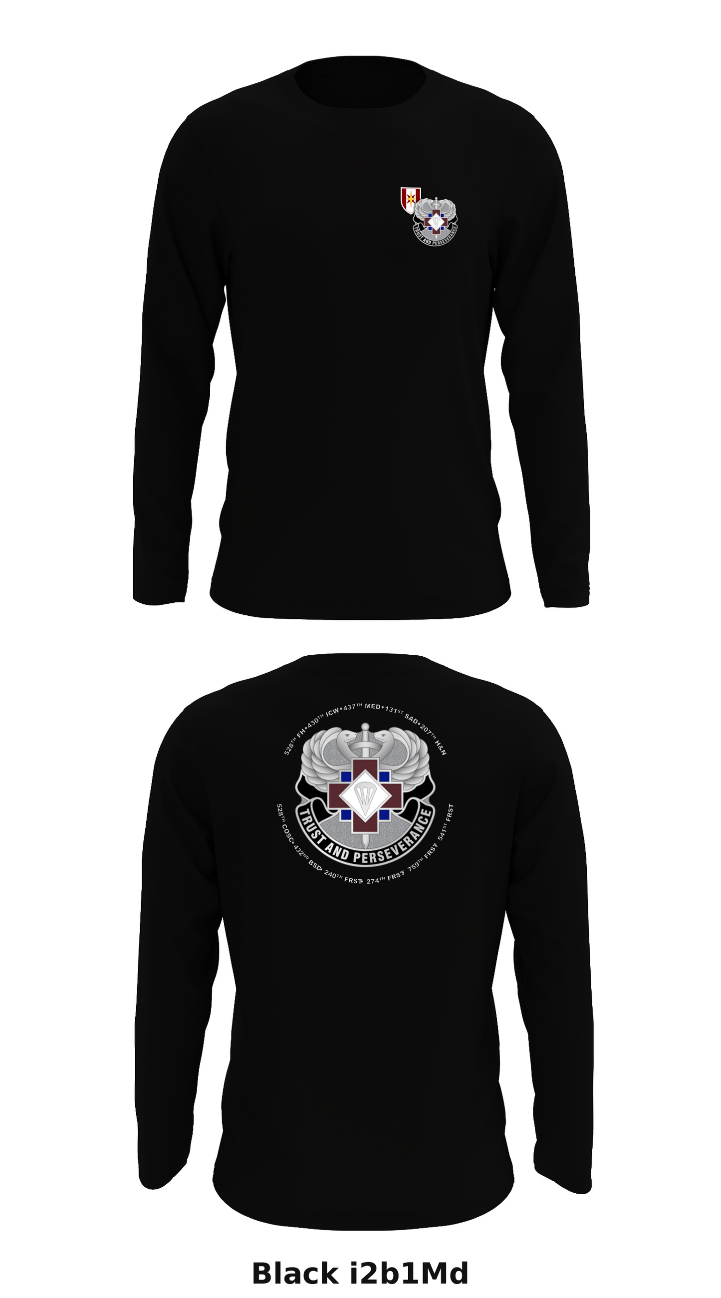 16TH HOSPITAL CENTER Store 1 Core Men's LS Performance Tee - i2b1Md
