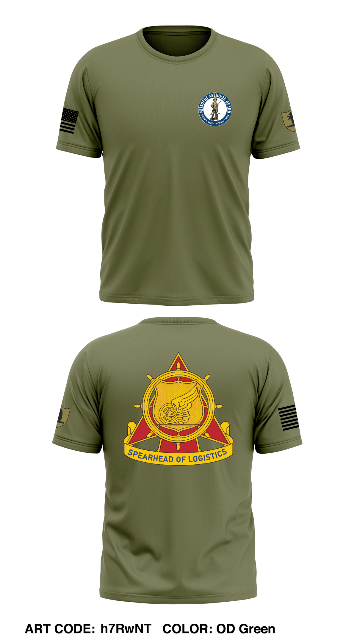 1138th Trans. Co.  Store 1 Core Men's SS Performance Tee - h7RwNT