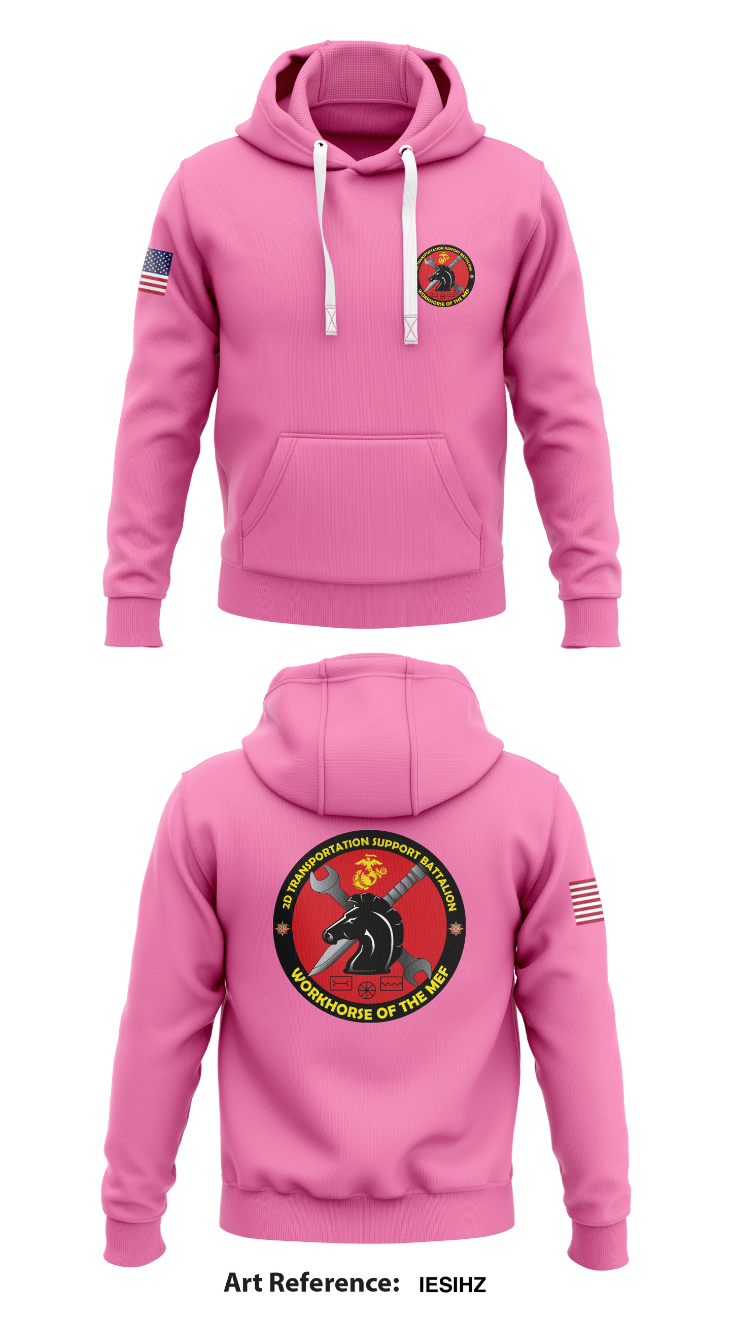 2D Transportation Battalion  Store 1  Core Men's Hooded Performance Sweatshirt - IESIhz