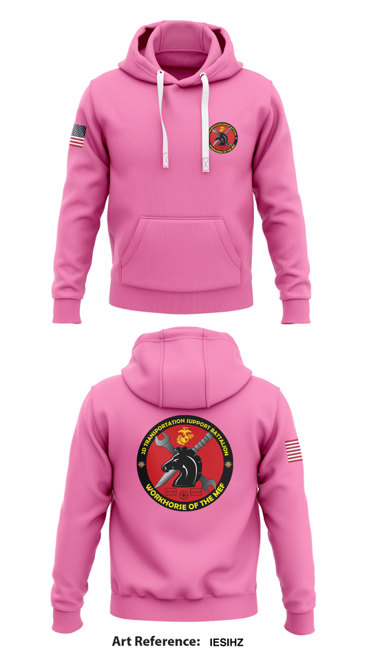 2D Transportation Battalion  Store 1  Core Men's Hooded Performance Sweatshirt - IESIhz