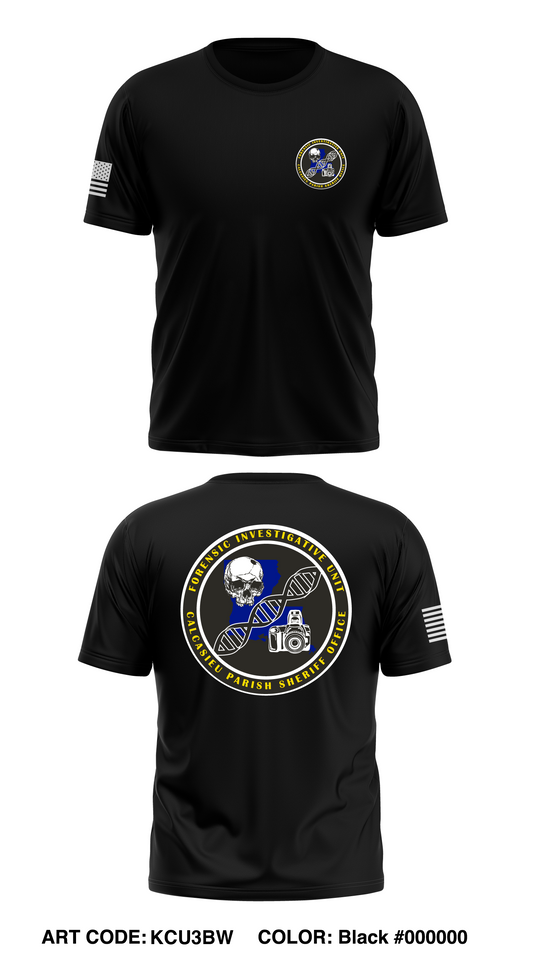 Forensic Investigations Unit Store 1 Core Men's SS Performance Tee - V3gwu5
