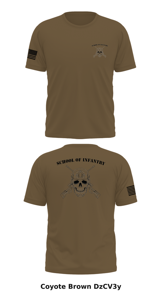 School of infantry  Store 1 Core Men's SS Performance Tee - DzCV3y