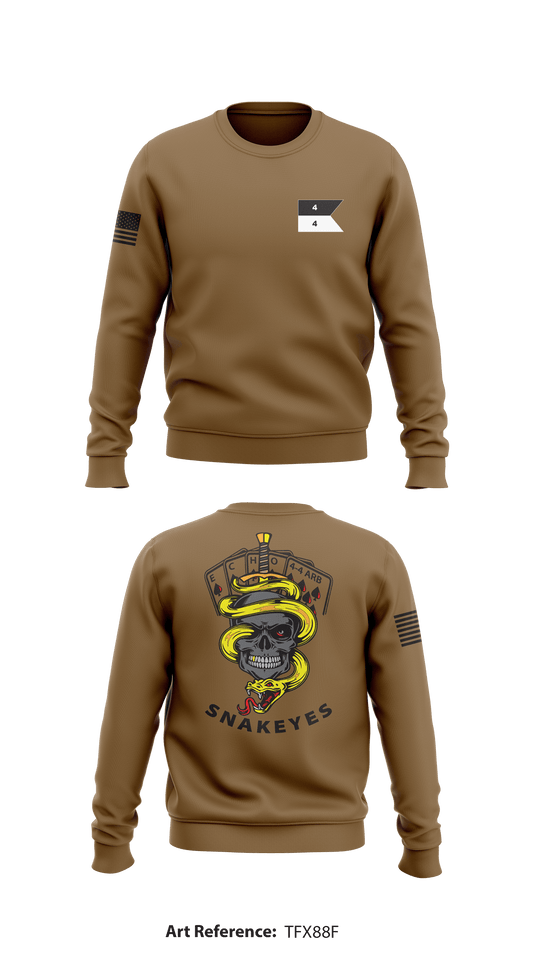 SNAKEYES Store 1 Core Men's Crewneck Performance Sweatshirt - TFX88f