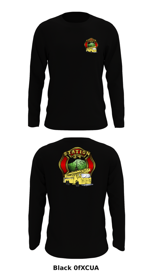 Station 34 Store 1 Core Men's LS Performance Tee - 0fXCUA
