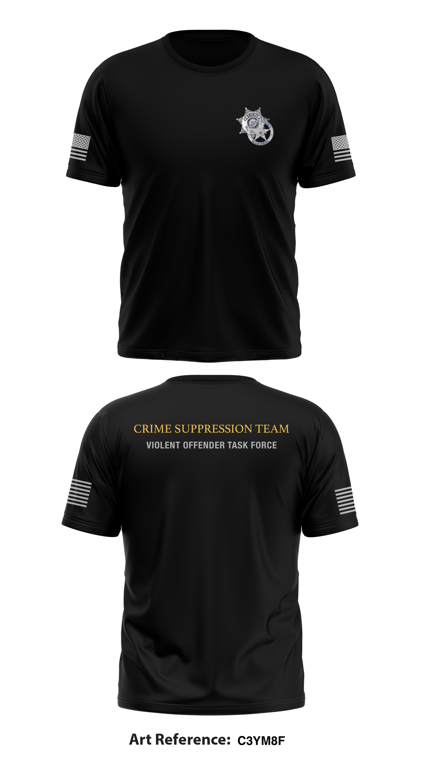 PCSD CST/PNVOTF Store 1 Core Men's SS Performance Tee - C3ym8F