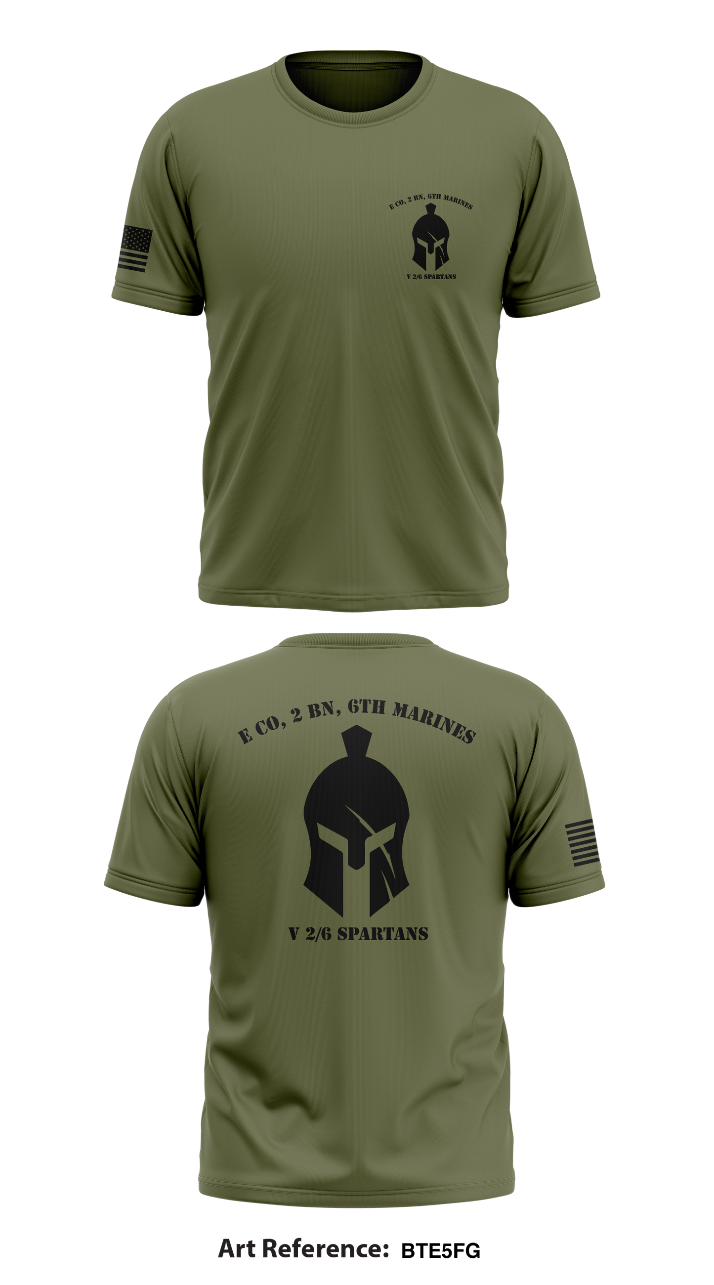 E Co, 2 BN, 6th Marines Store 1 Core Men's SS Performance Tee - bTE5FG