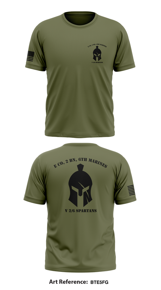 E Co, 2 BN, 6th Marines Store 1 Core Men's SS Performance Tee - bTE5FG