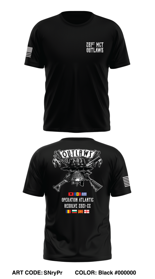 261st MCT OUTLAWS Store 1 Core Men's SS Performance Tee - SNryPr