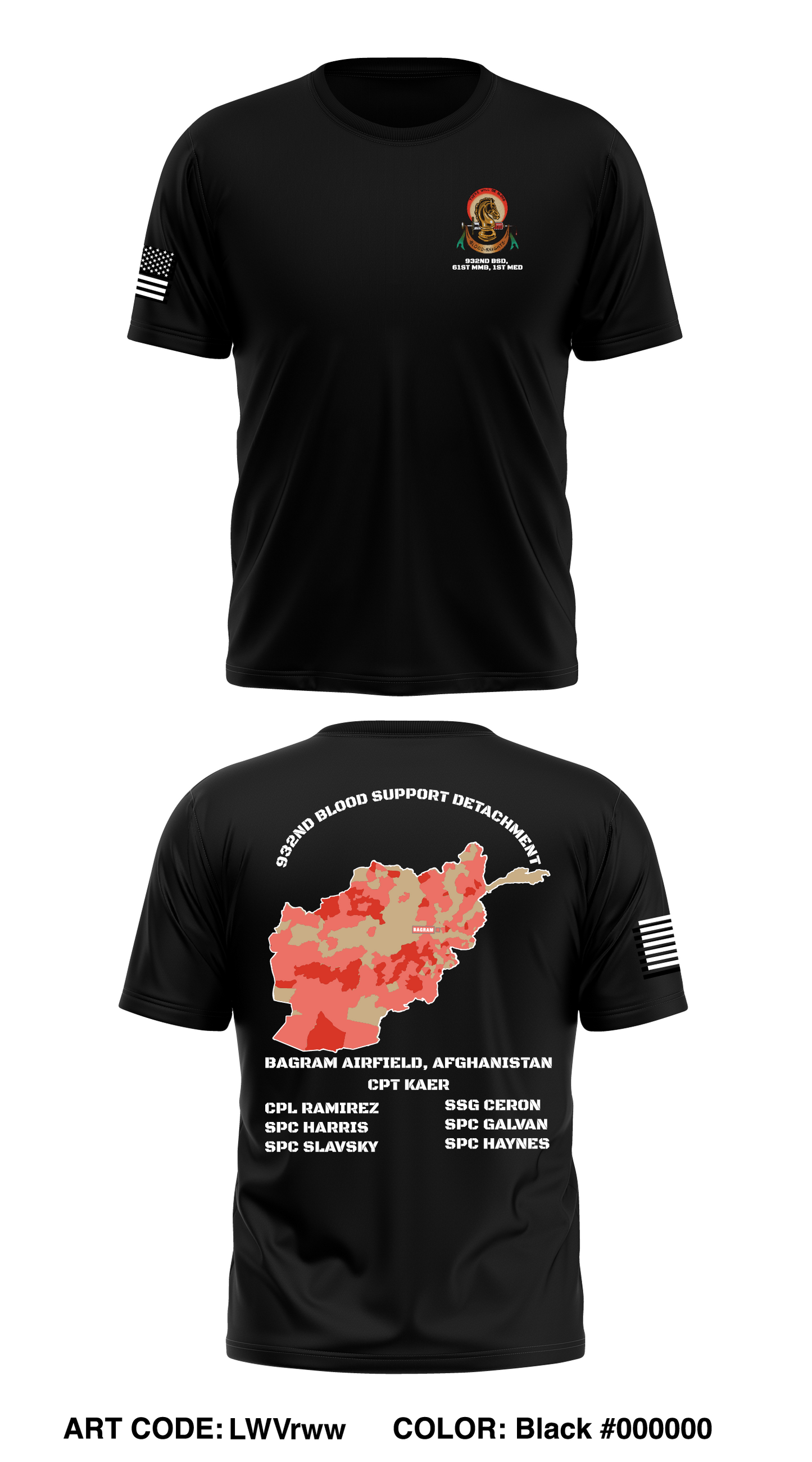 932nd BSD, 61st MMB, 1st MED Store 1 Core Men's SS Performance Tee - LWVrww