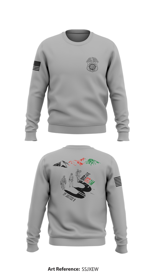 TF Justice - Bagram Store 1 Core Men's Crewneck Performance Sweatshirt - ssjXEw