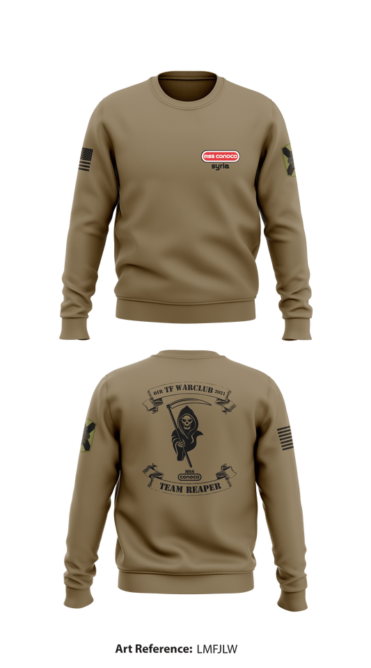 C Btry 1-141 FA BN Store 1 Core Men's Crewneck Performance Sweatshirt - LmfjLW