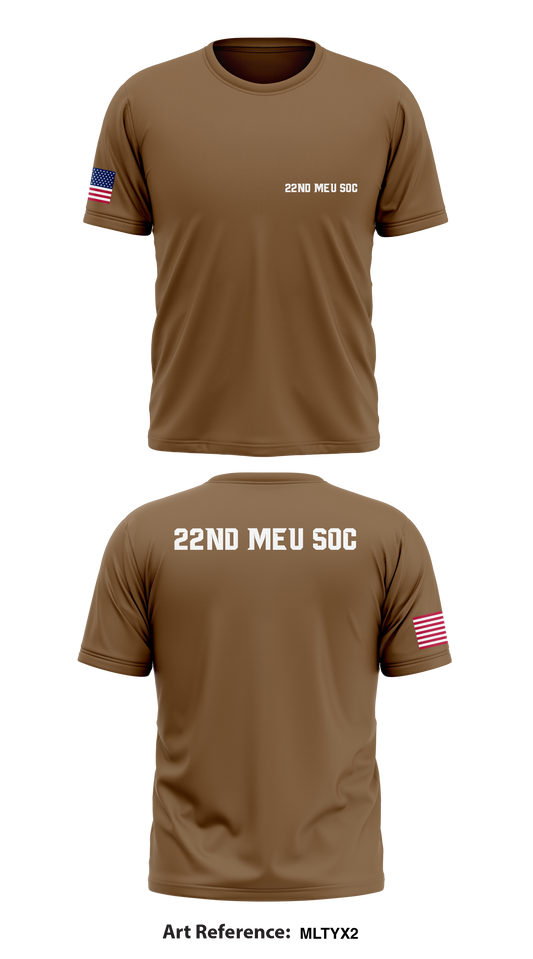 22nd MEU SOC Store 1 Core Men's SS Performance Tee - MLTYx2