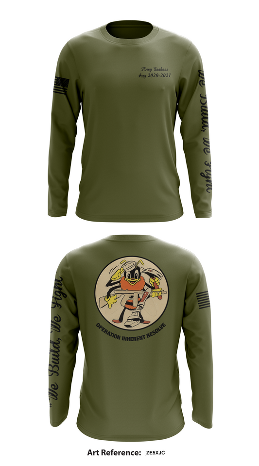 CBMU393 Store 1 Core Men's LS Performance Tee - zE5XjC