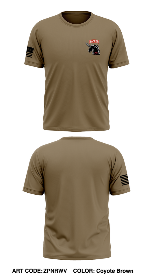 171 Sapper Co Store 1 Core Men's SS Performance Tee - ZPNRWV