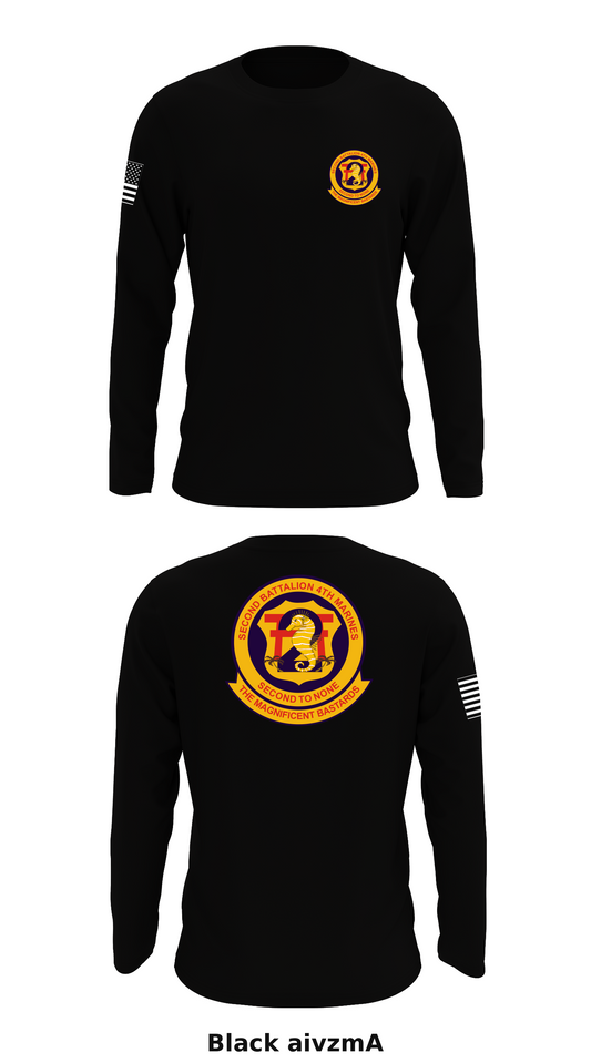 2nd Battalion, 4th Marine Regiment  Store 1 Core Men's LS Performance Tee - aivzmA