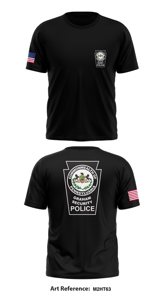 Graham Security Police Inc Store 1 Core Men's SS Performance Tee - M2HT63