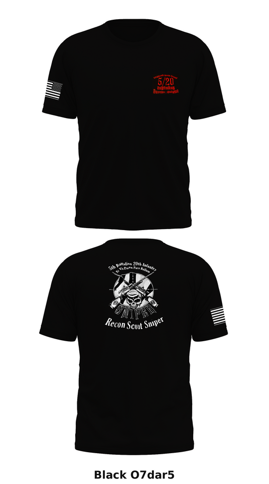 5th Batt 20th INF Recon Scout Snipers Store 1 Core Men's SS Performance Tee - O7dar5