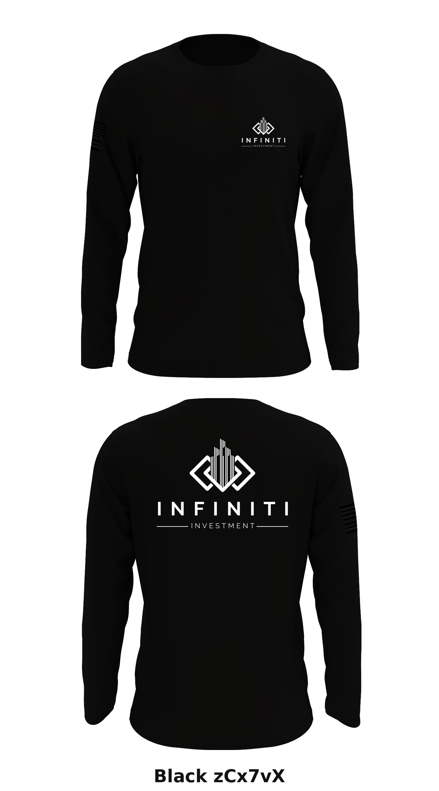 Infiniti Investment Solutions Store 1 Core Men's LS Performance Tee - zCx7vX