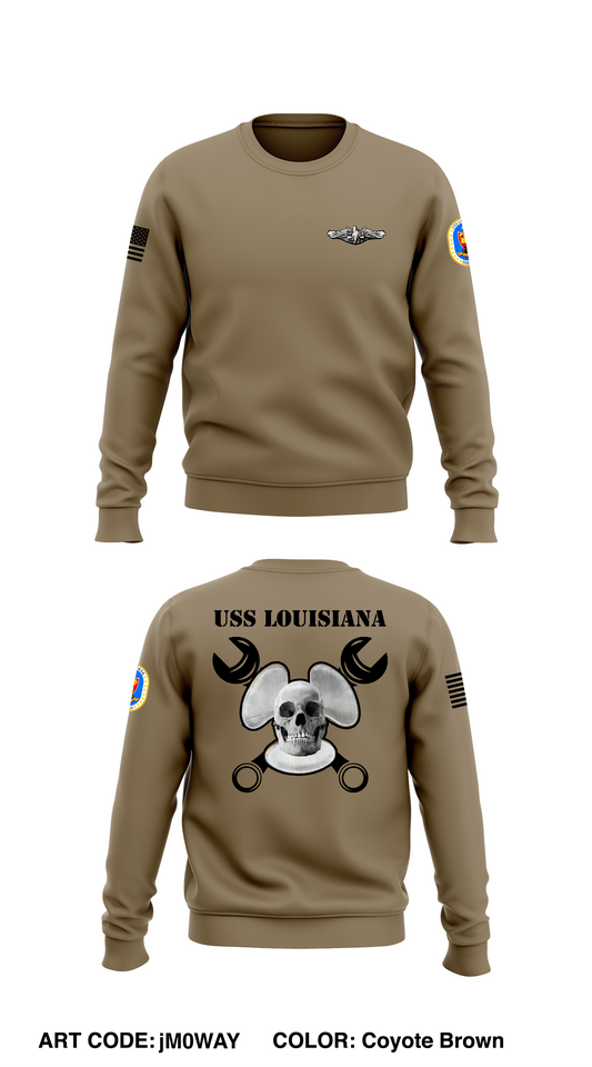 Louisiana Store 1 Core Men's Crewneck Performance Sweatshirt - jM0WAY
