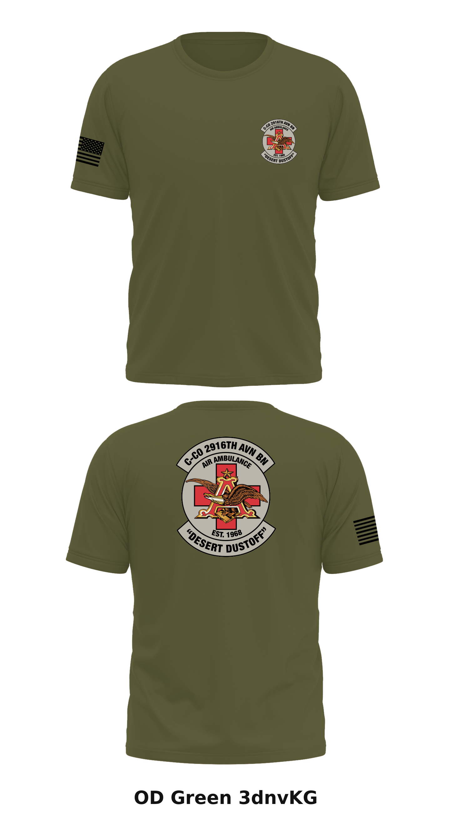 C Co. 2916th AVN BN Store 1 Core Men's SS Performance Tee - 3dnvKG